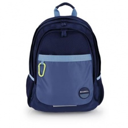 Hátizsák, iskolatáska, cipzáras, GABOL "Whisper", sötétkék